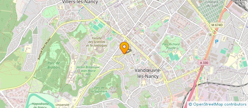 localisation de l'entreprise MADAME EVA LEONARD  VANDUVRE-LES-NANCY