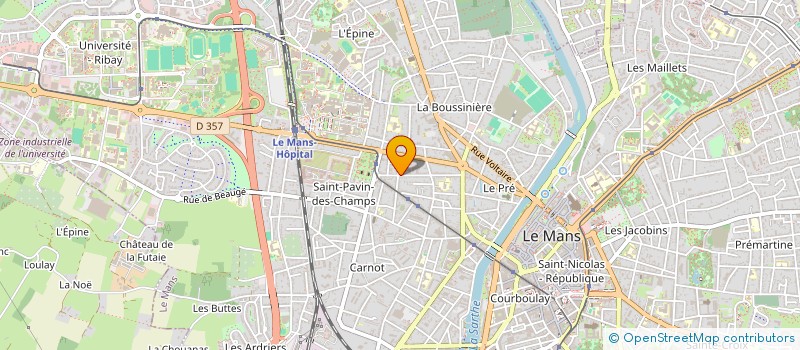 localisation de l'entreprise MADAME EVA LEPEC à LE MANS