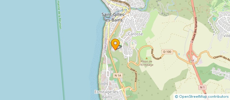 localisation de l'entreprise MADAME EVA LEROYER  SAINT-PAUL