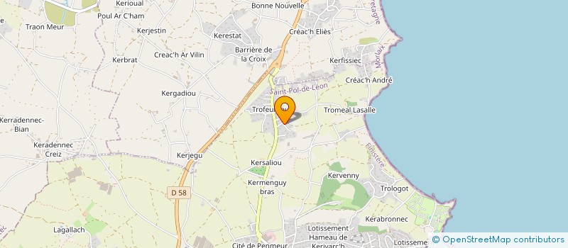 localisation de l'entreprise MADAME EVA LESKA  SAINT-POL-DE-LEON