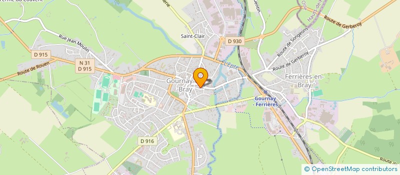 localisation de l'entreprise MADAME EVA LEVASSEUR  GOURNAY-EN-BRAY