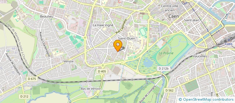 localisation de l'entreprise MADAME EVA LHUILLERY à CAEN