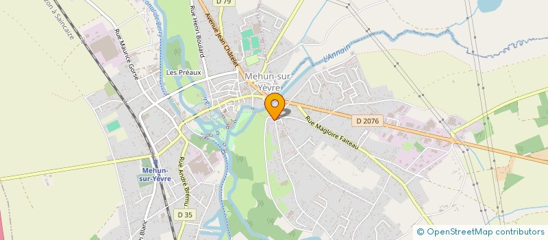 localisation de l'entreprise MADAME EVA LOPES  MEHUN-SUR-YEVRE