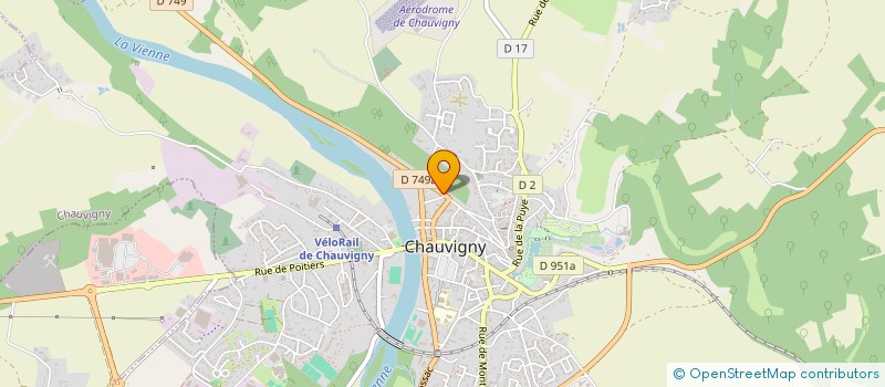 localisation de l'entreprise MADAME EVA LOUBRIEU  CHAUVIGNY