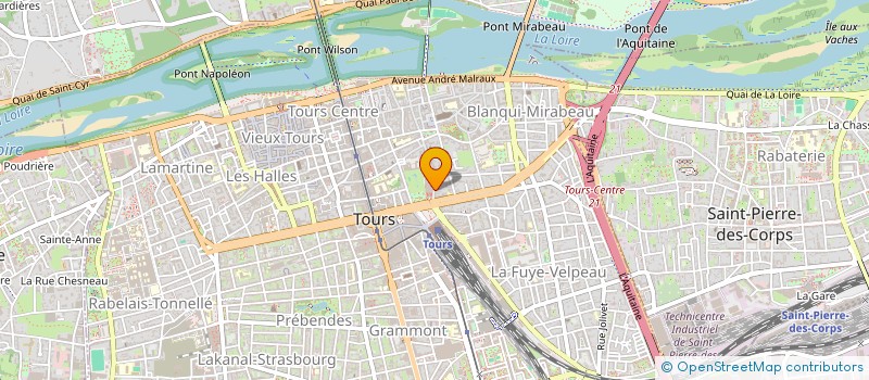 localisation de l'entreprise MADAME EVA LOUREIRO  TOURS