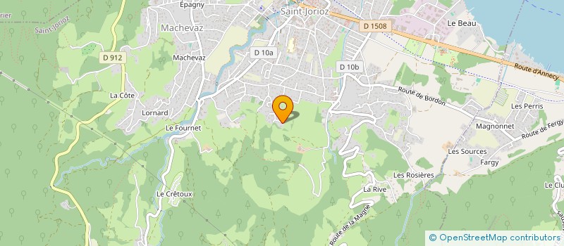 localisation de l'entreprise MADAME EVA LOUVION  SAINT-JORIOZ