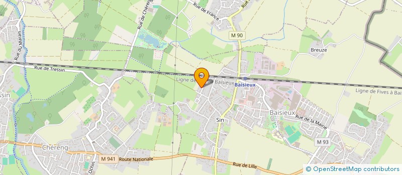 localisation de l'entreprise MADAME EVA LOUZANI à BAISIEUX