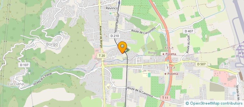 localisation de l'entreprise MADAME EVA LUCCHINI à BORGO