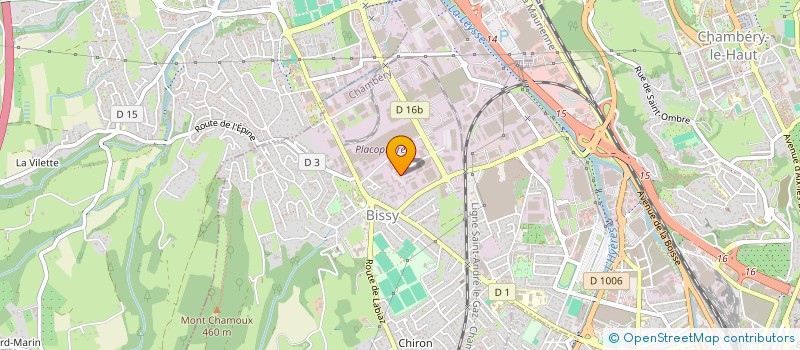 localisation de l'entreprise MADAME EVA LUZ LARA OSORIO  CHAMBERY