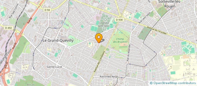 localisation de l'entreprise MADAME EVA LY  LE GRAND-QUEVILLY