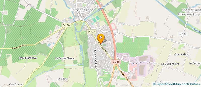localisation de l'entreprise MADAME EVA MAILLER à BRISSAC LOIRE AUBANCE
