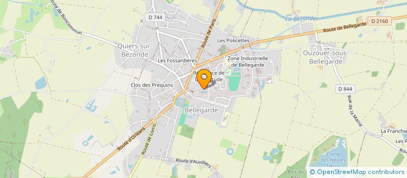 localisation de l'entreprise MADAME EVA MAQUIN à BELLEGARDE