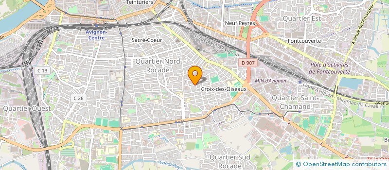 localisation de l'entreprise MADAME EVA MARBET  AVIGNON