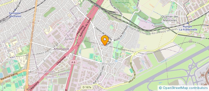 localisation de l'entreprise MADAME EVA-MARIA HAUPENTHAL  WISSOUS