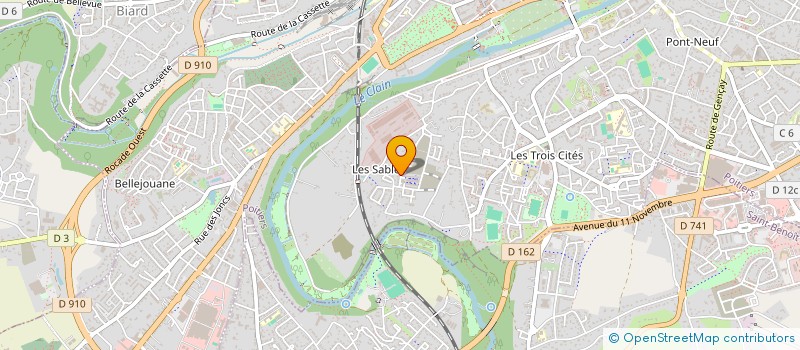 localisation de l'entreprise MADAME EVA MAROLLEAU  POITIERS