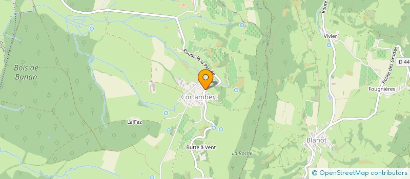 localisation de l'entreprise MADAME EVA MARQUETTY-RENUCCI  CORTAMBERT