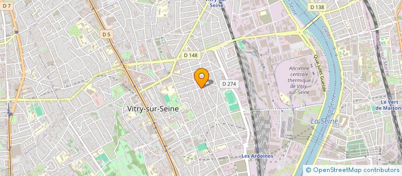 localisation de l'entreprise MADAME EVA MARSEILLE à VITRY-SUR-SEINE