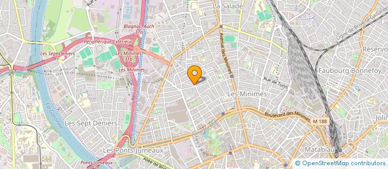 localisation de l'entreprise MADAME EVA MARTEAU à TOULOUSE