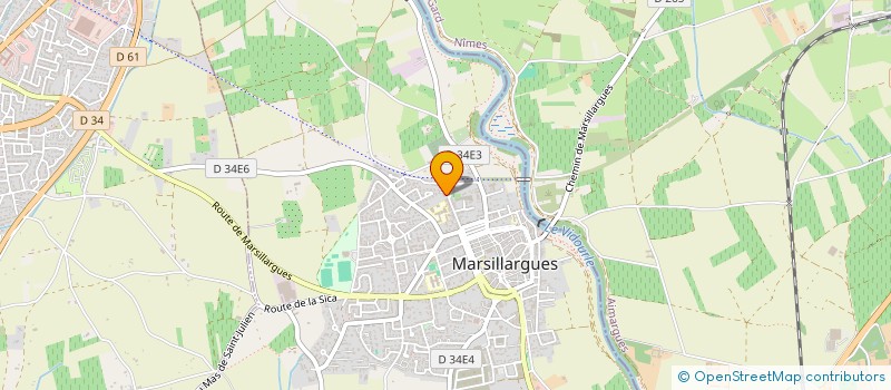 localisation de l'entreprise MADAME EVA MARTINEZ  MARSILLARGUES