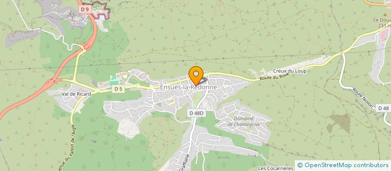 localisation de l'entreprise MADAME EVA MARY  ENSUES-LA-REDONNE