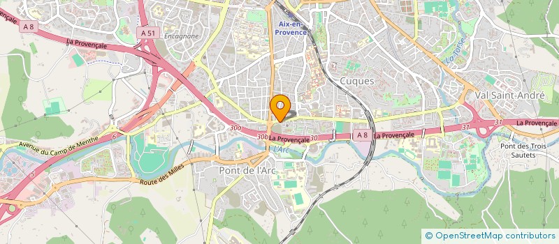 localisation de l'entreprise MADAME EVA MASSAMBA  AIX-EN-PROVENCE