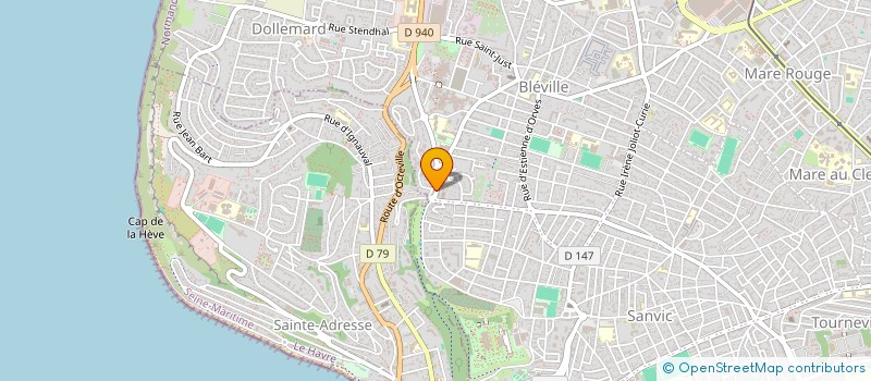 localisation de l'entreprise MADAME EVA MATHIEU à LE HAVRE