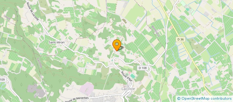 localisation de l'entreprise MADAME EVA MAZEL  LACOSTE