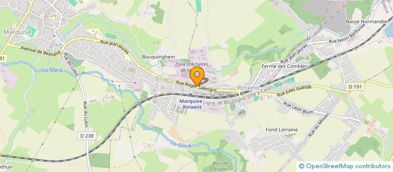 localisation de l'entreprise MADAME EVA MAZY  RINXENT