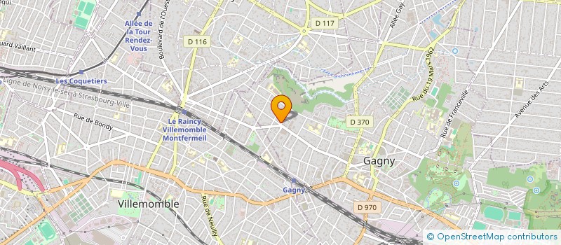 localisation de l'entreprise MADAME EVA MELIH  GAGNY