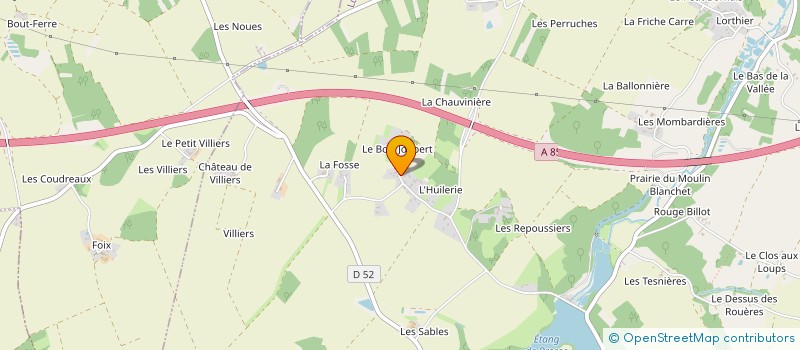 localisation de l'entreprise MADAME EVA MELLOT  LUZILLE