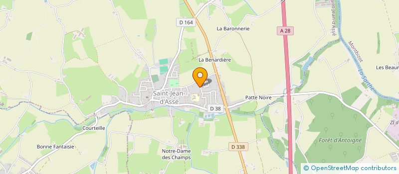 localisation de l'entreprise MADAME EVA METERREAU  SAINT-JEAN-D'ASSE