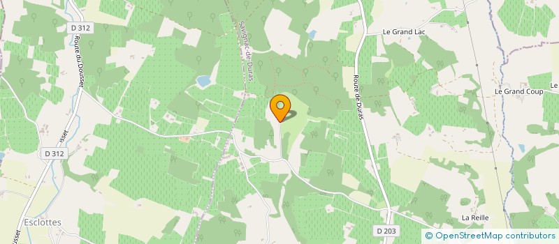 localisation de l'entreprise MADAME EVA MIJEZ-FRAGA  SAVIGNAC DE DURAS