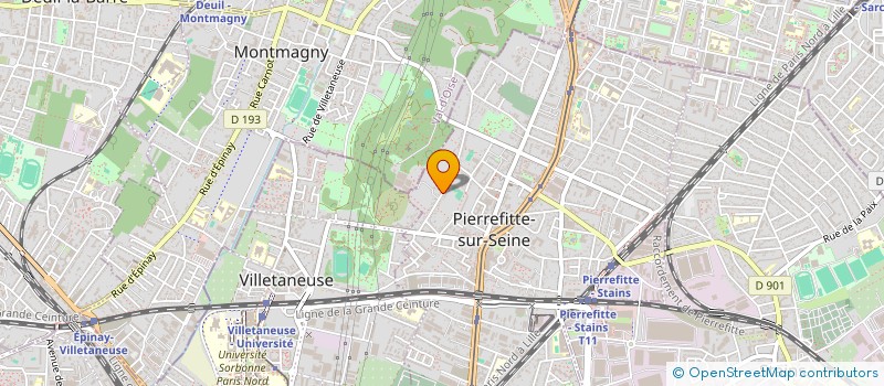 localisation de l'entreprise MADAME EVA MOLINA à PIERREFITTE-SUR-SEINE
