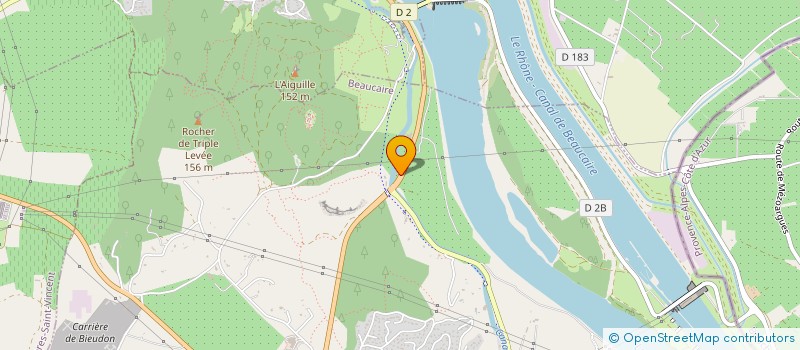 localisation de l'entreprise MADAME EVA MONTLOIN  BEAUCAIRE