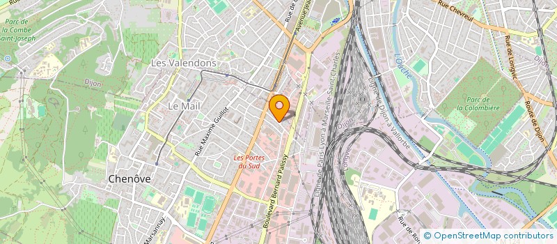 localisation de l'entreprise MADAME EVA MONVILLE  CHENOVE