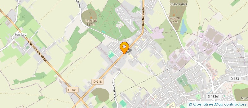 localisation de l'entreprise MADAME EVA MORDACQ  AUCHEL