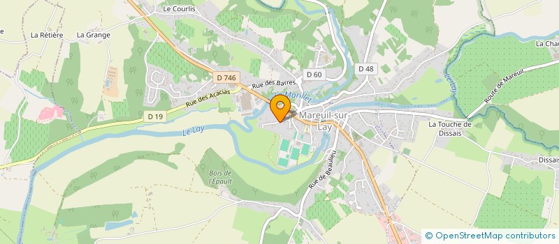 localisation de l'entreprise MADAME EVA MOREAU  MAREUIL-SUR-LAY-DISSAIS