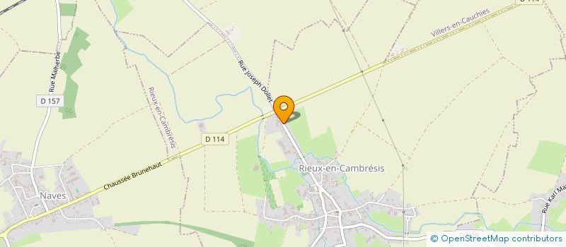 localisation de l'entreprise MADAME EVA MOREAU  RIEUX-EN-CAMBRESIS