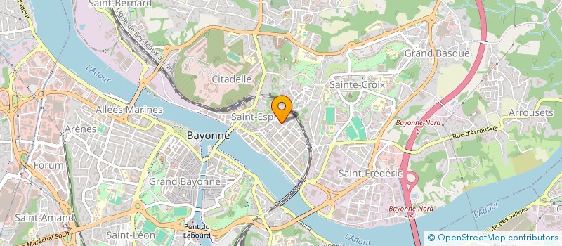 localisation de l'entreprise MADAME EVA MOUMNEH  BAYONNE