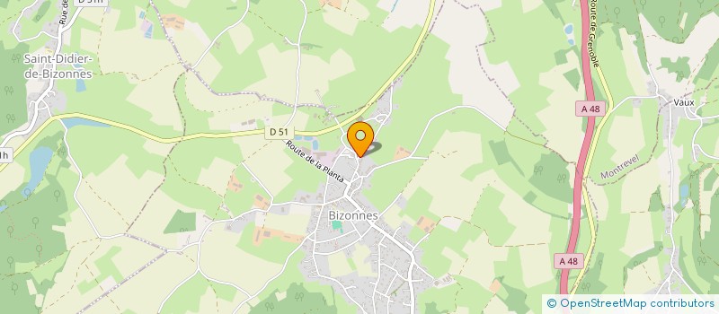 localisation de l'entreprise MADAME EVA MOUSSEY  BIZONNES