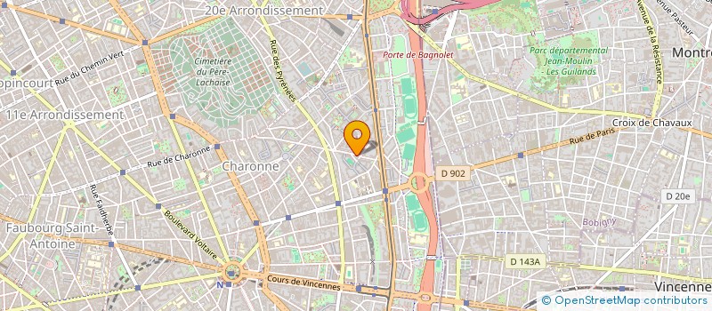 localisation de l'entreprise MADAME EVA MULATIER-GACHET  PARIS