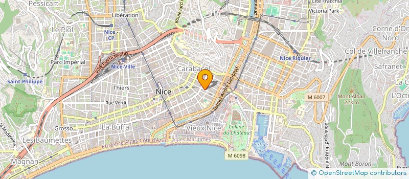 localisation de l'entreprise MADAME EVA NABET  NICE