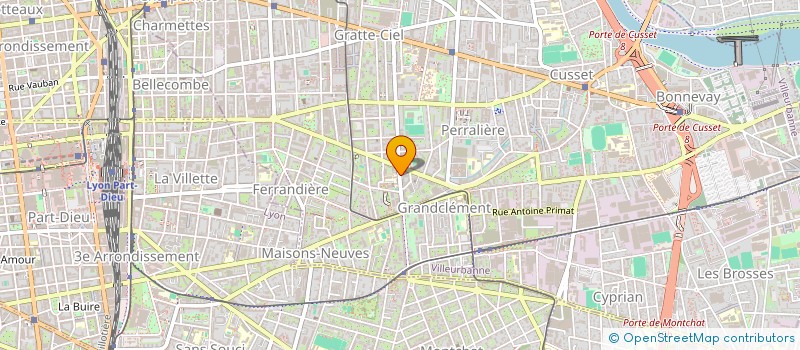 localisation de l'entreprise MADAME EVA NAVARRO  VILLEURBANNE