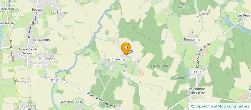 localisation de l'entreprise MADAME EVA NEUVILLE  BAUDRIERES