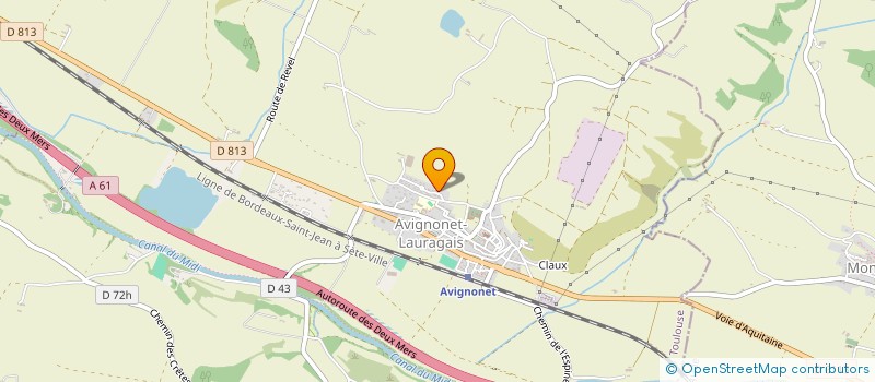 localisation de l'entreprise MADAME EVA NICKY  AVIGNONET-LAURAGAIS