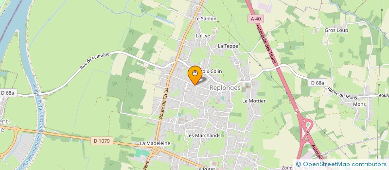 localisation de l'entreprise MADAME EVA NIEPCE à REPLONGES