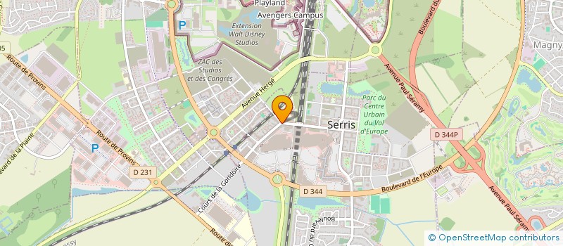 localisation de l'entreprise MADAME EVA NORINDR  SERRIS