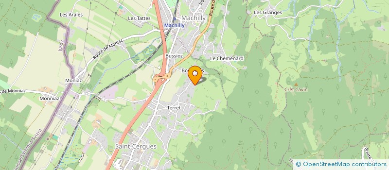 localisation de l'entreprise MADAME EVA NOVE-JOSSERAND  SAINT-CERGUES