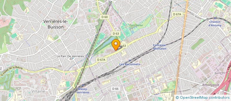 localisation de l'entreprise MADAME EVA NUBUL à ANTONY