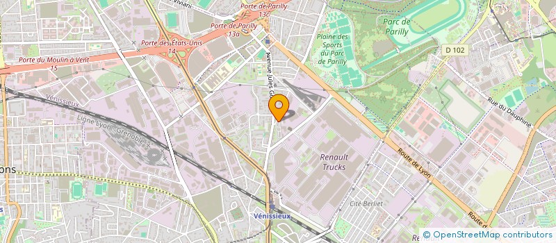 localisation de l'entreprise MADAME EVA ORFEO  VENISSIEUX